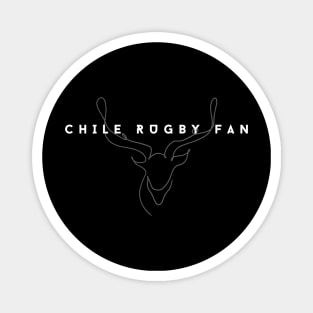 Minimalist Rugby #015 - Chile Rugby Fan Magnet